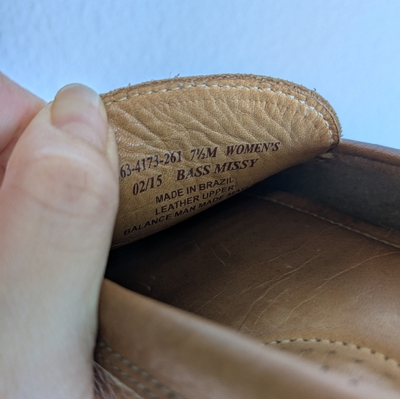 G.H. Bass & Co. Missy Leather Penny Loafers Size 7.5 Tan Preppy Work - Picture 6 of 10